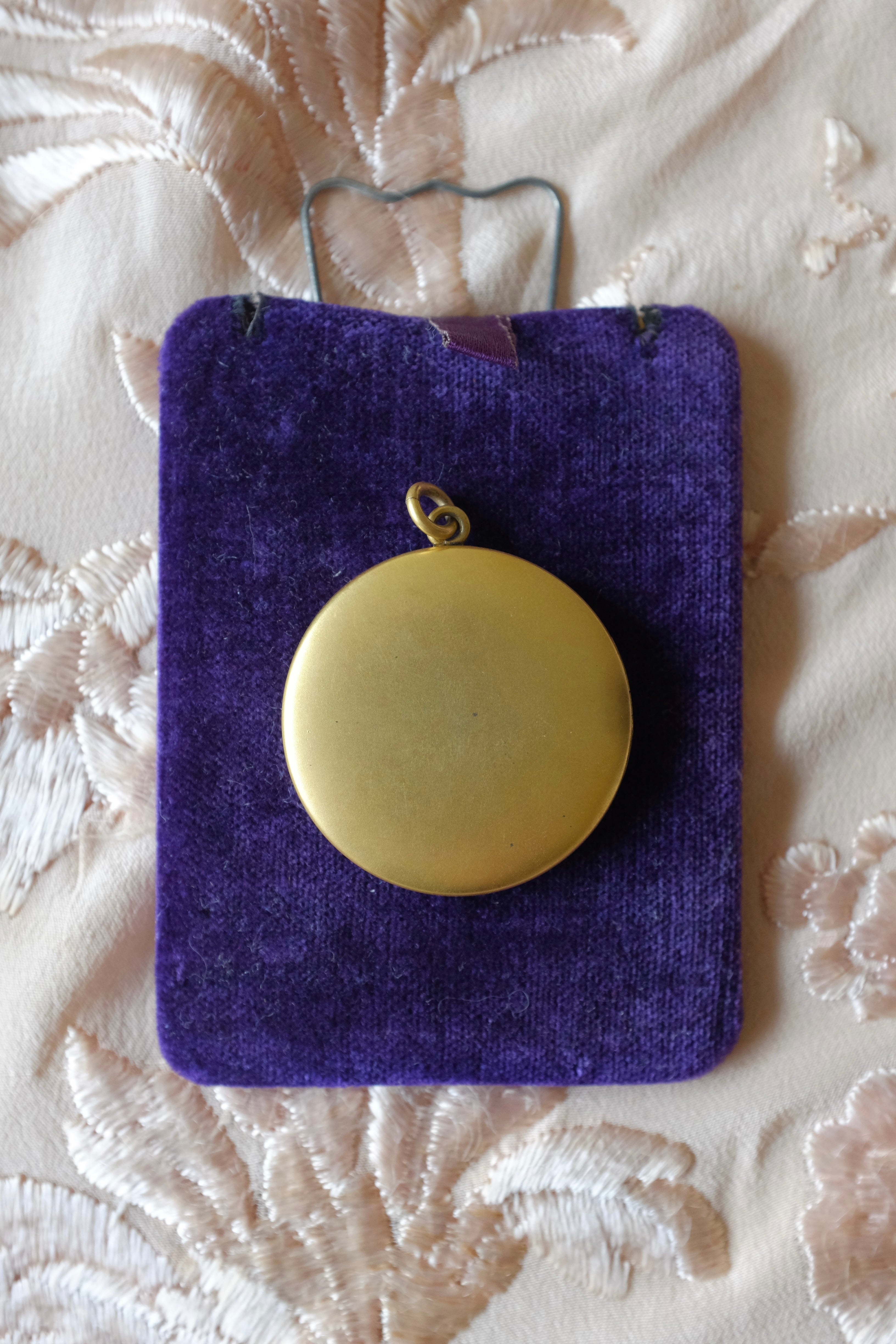 Antique Gold Filled Paste Locket