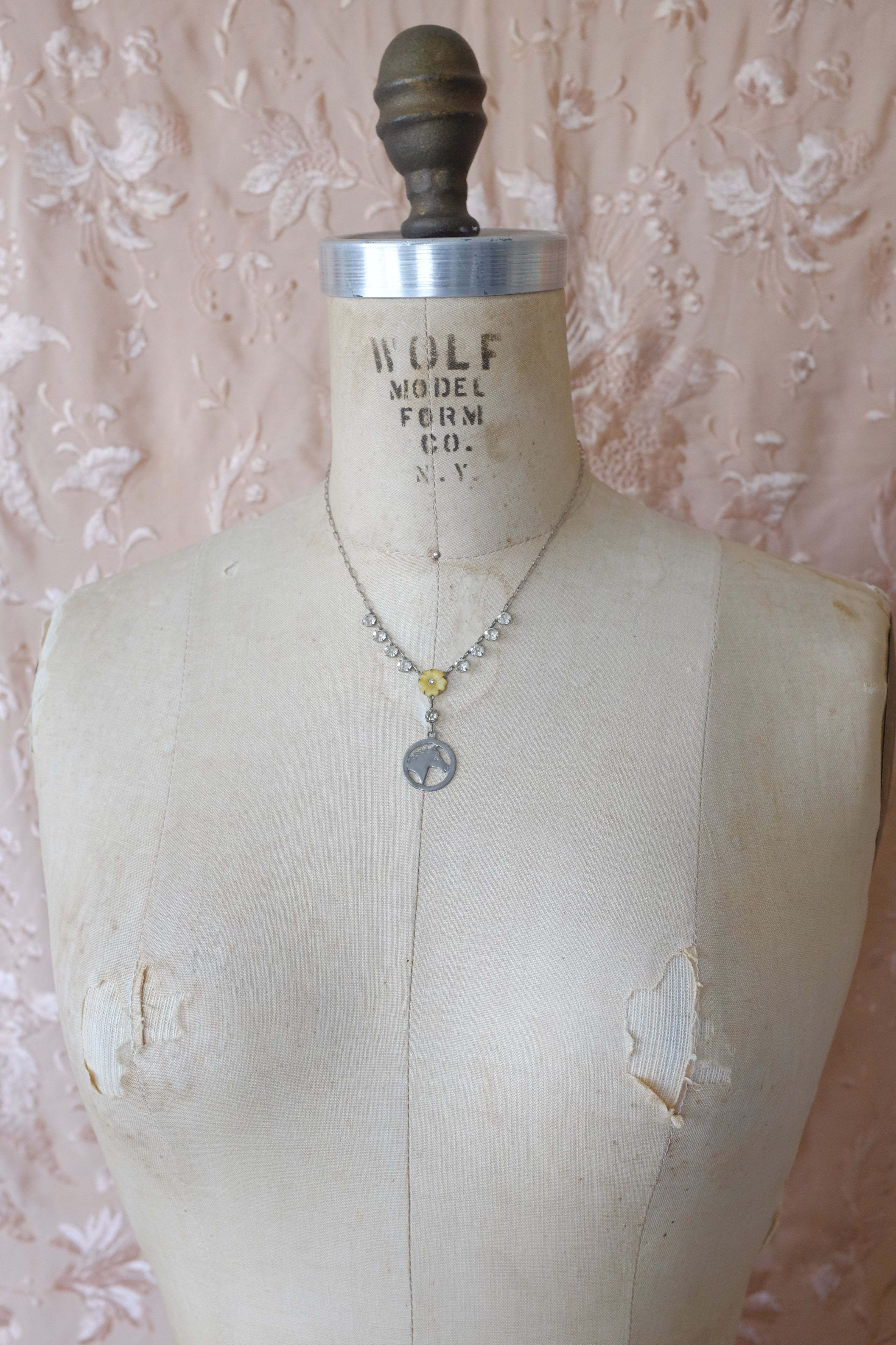 Mustard Mustang Necklace