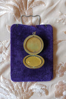 Antique Gold Filled Crescent Moon Locket