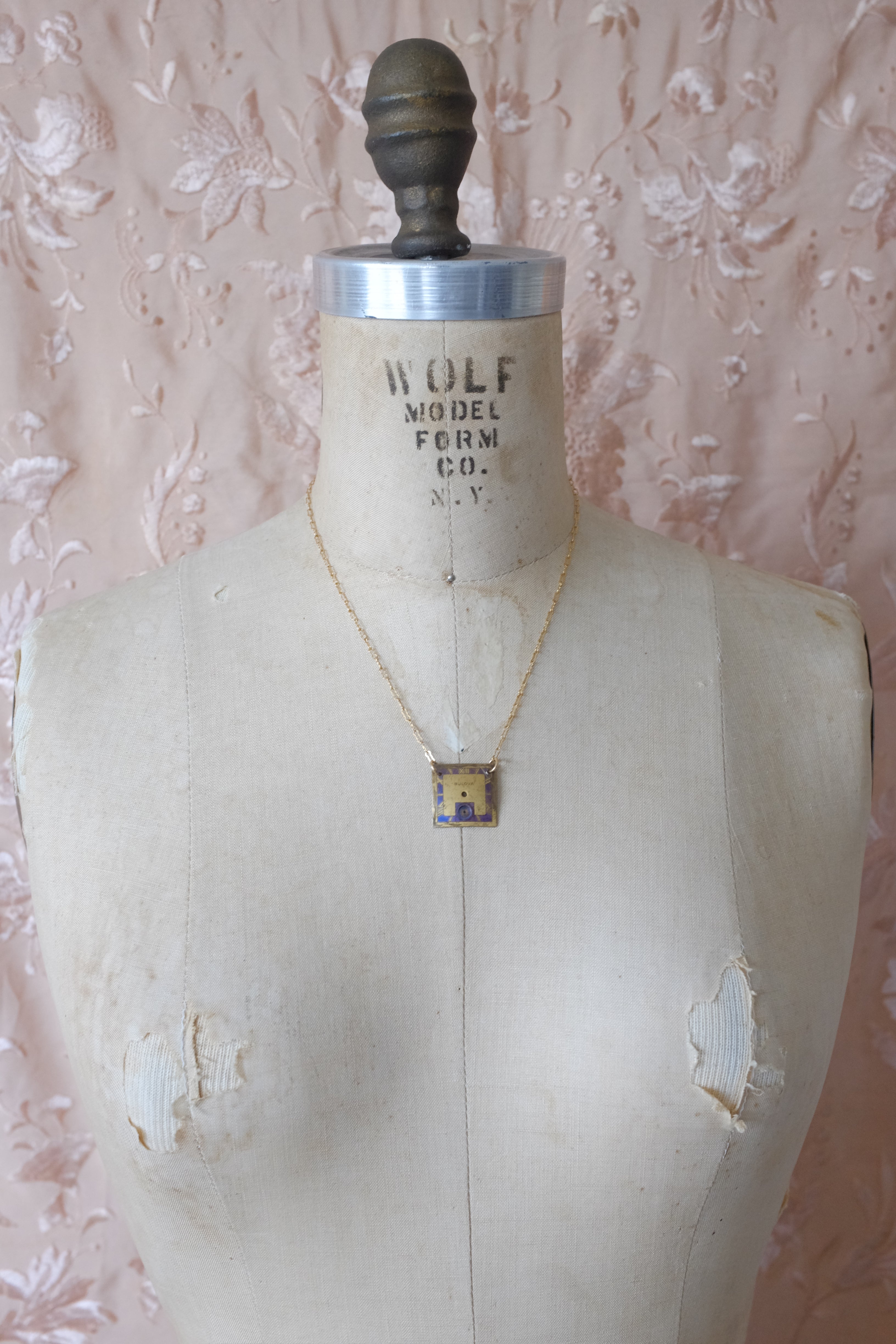 Vintage Watch Face Necklace