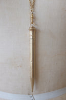 Antique Mechanical Pencil Necklace