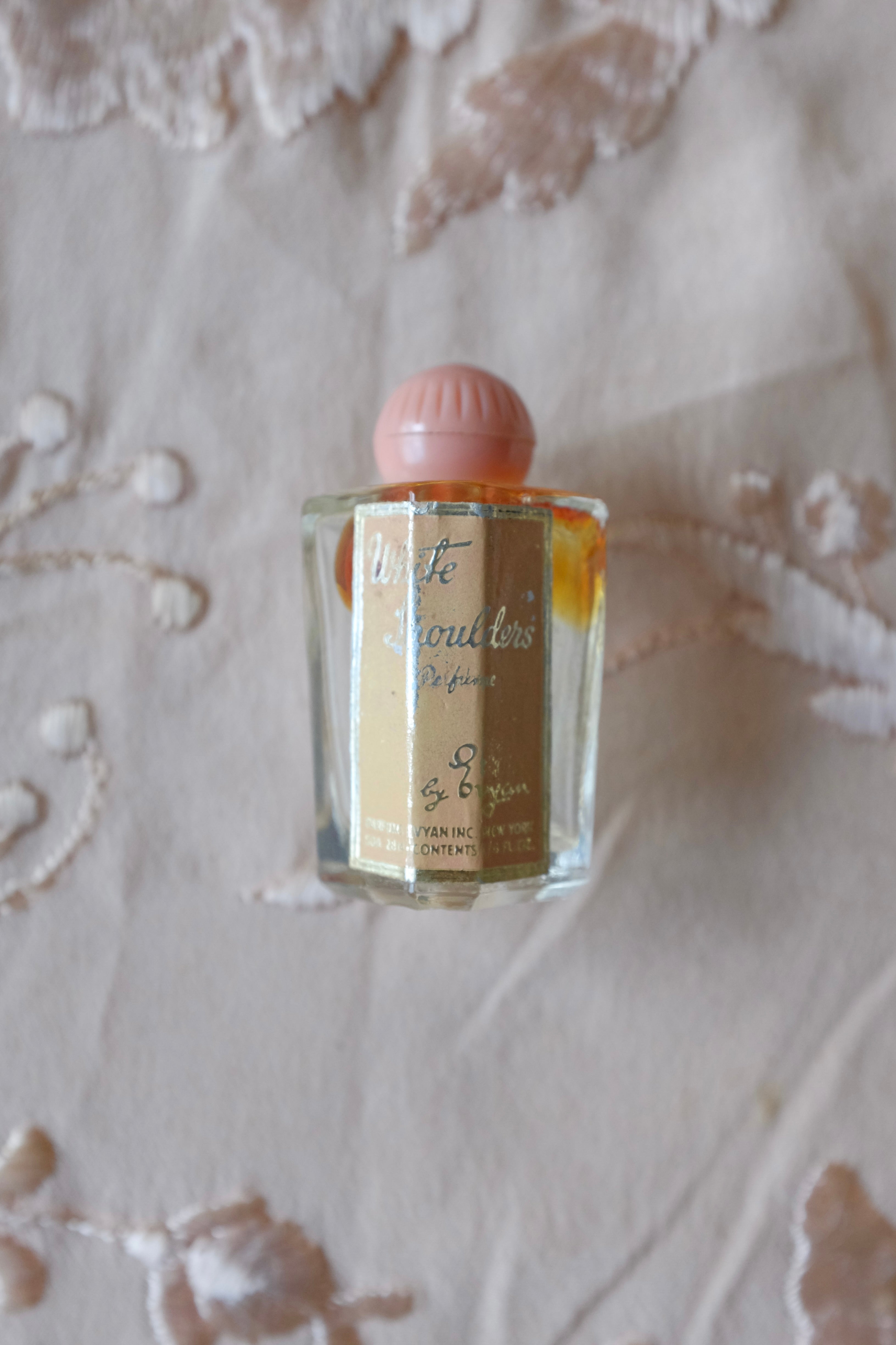 Vintage White Shoulders Perfume Bottle