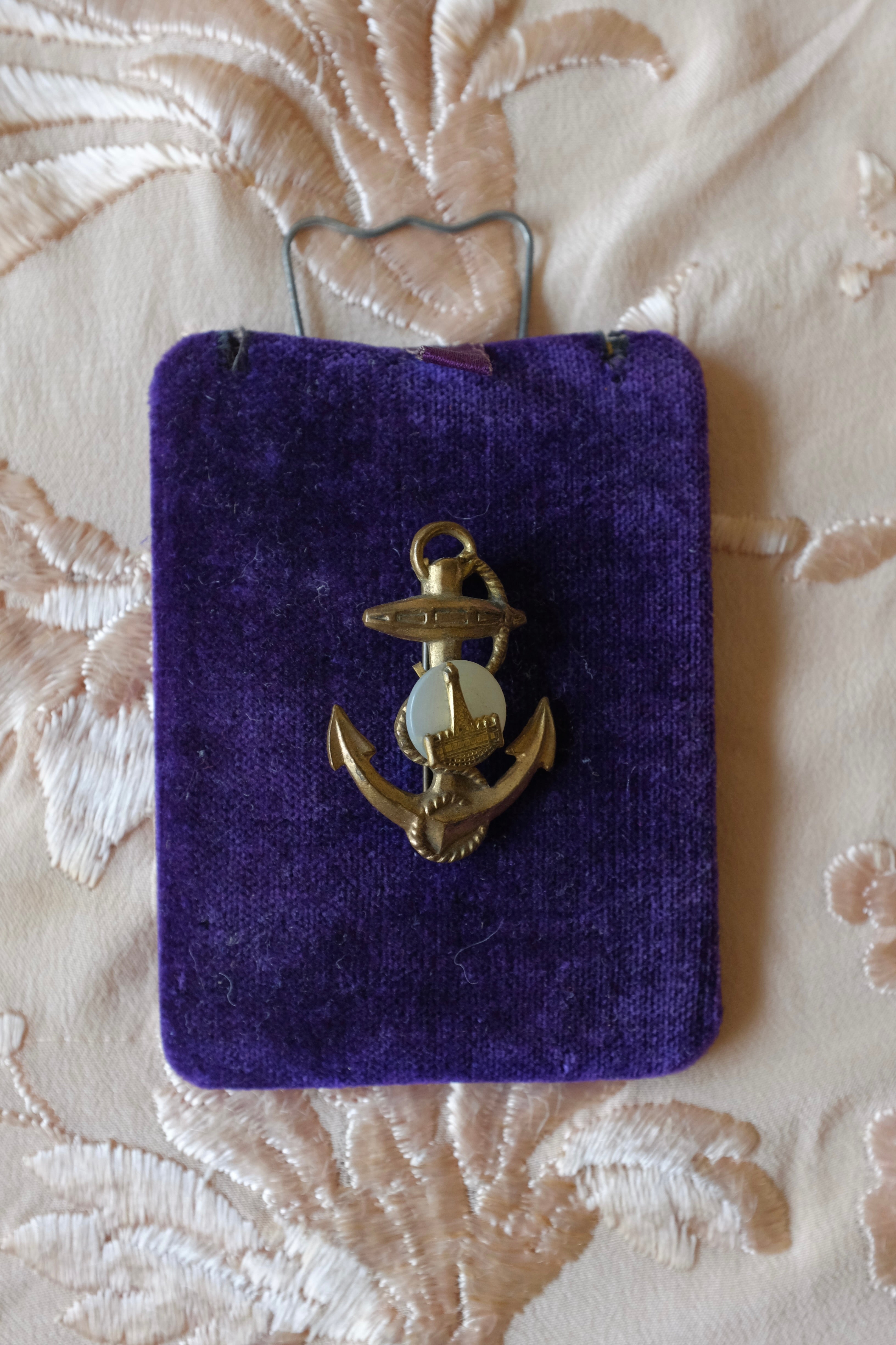 Vintage Anchor Brooch