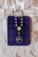 Mustard Mustang Necklace