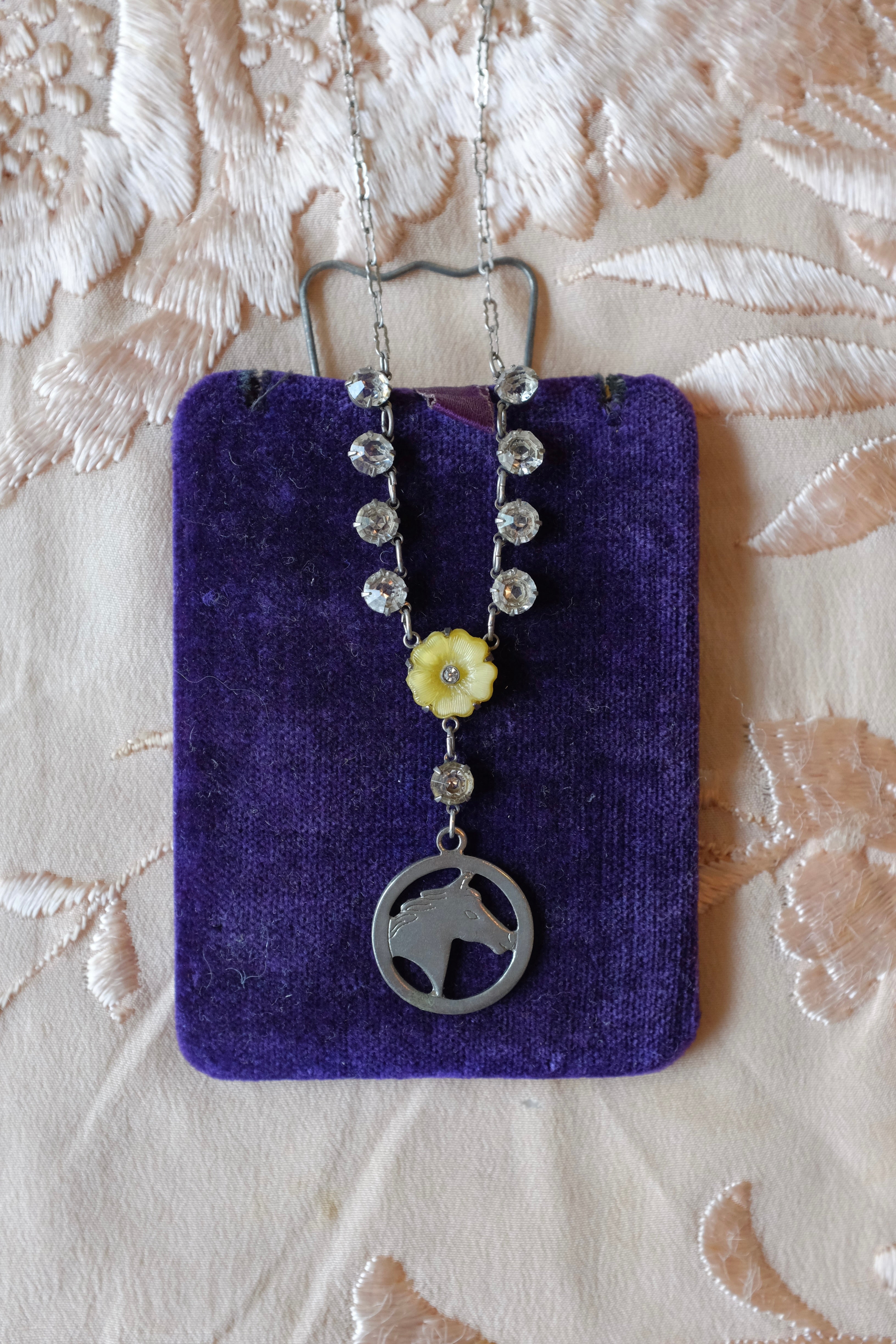 Mustard Mustang Necklace