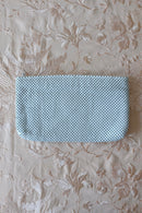 Vintage White Metal Mesh Clutch Bag