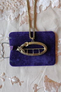Antique Victorian Sash Buckle Necklace