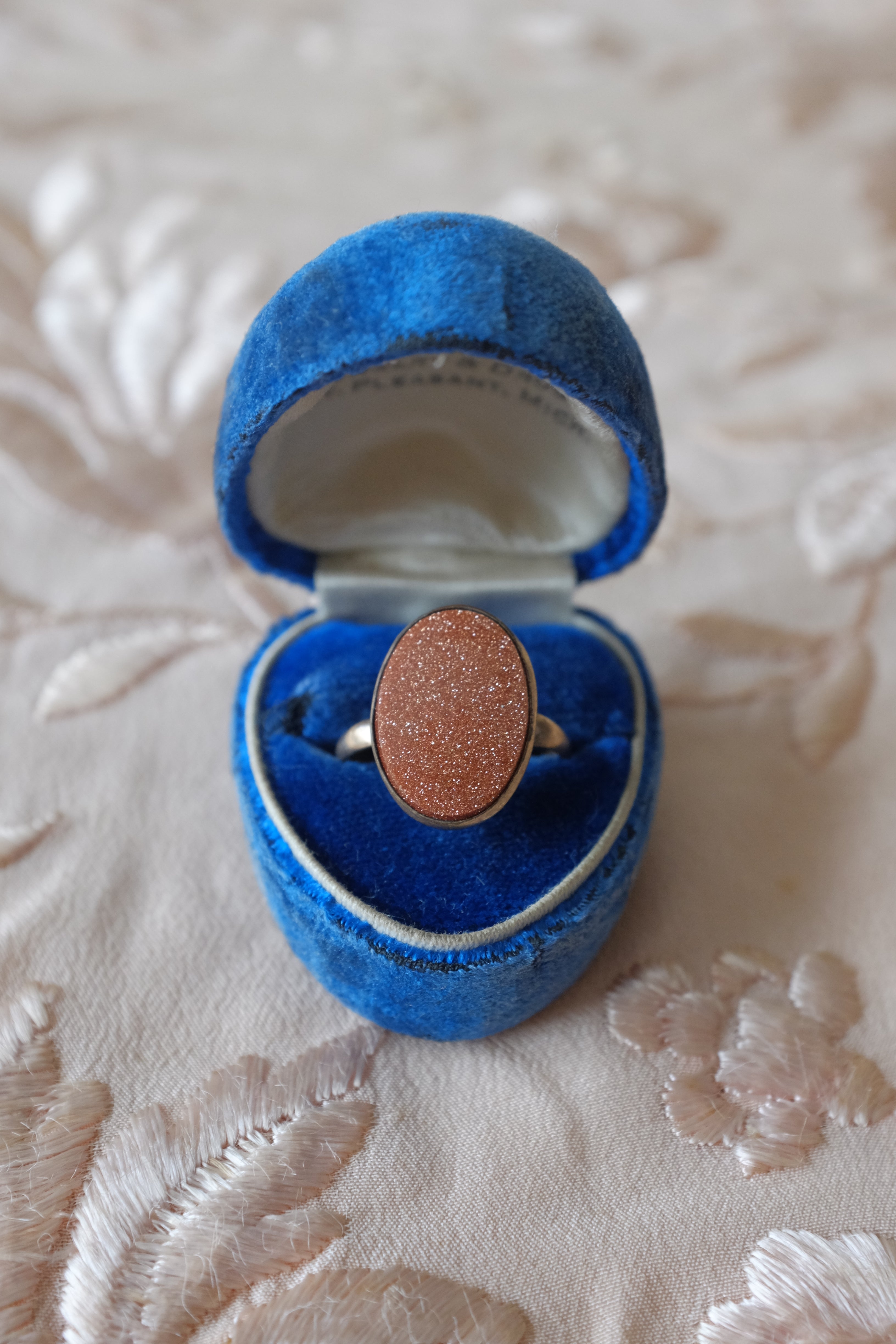 Goldstone Ring