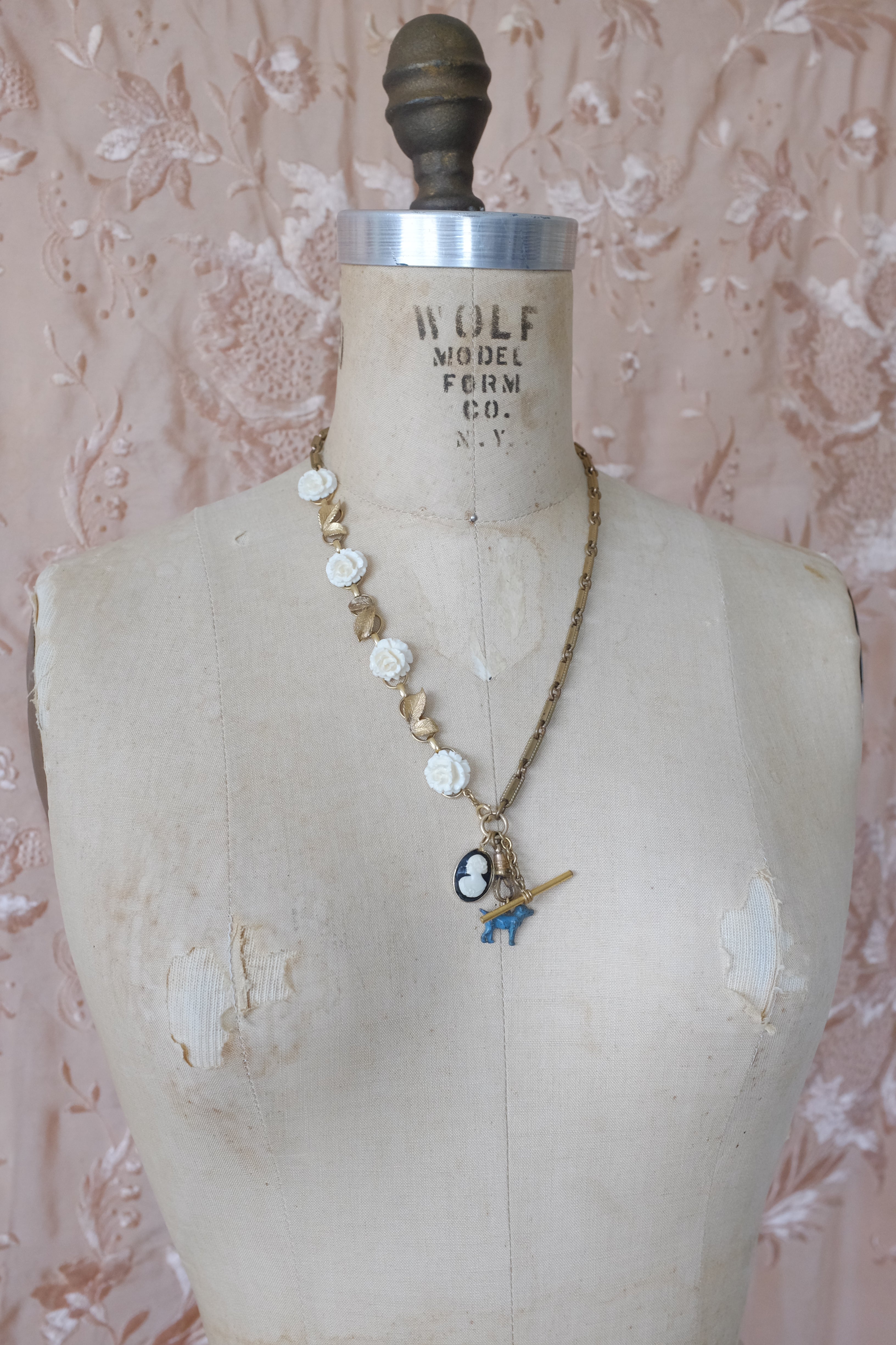 Roses & Cameos Necklace