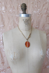 Banded Agate Drop Necklace