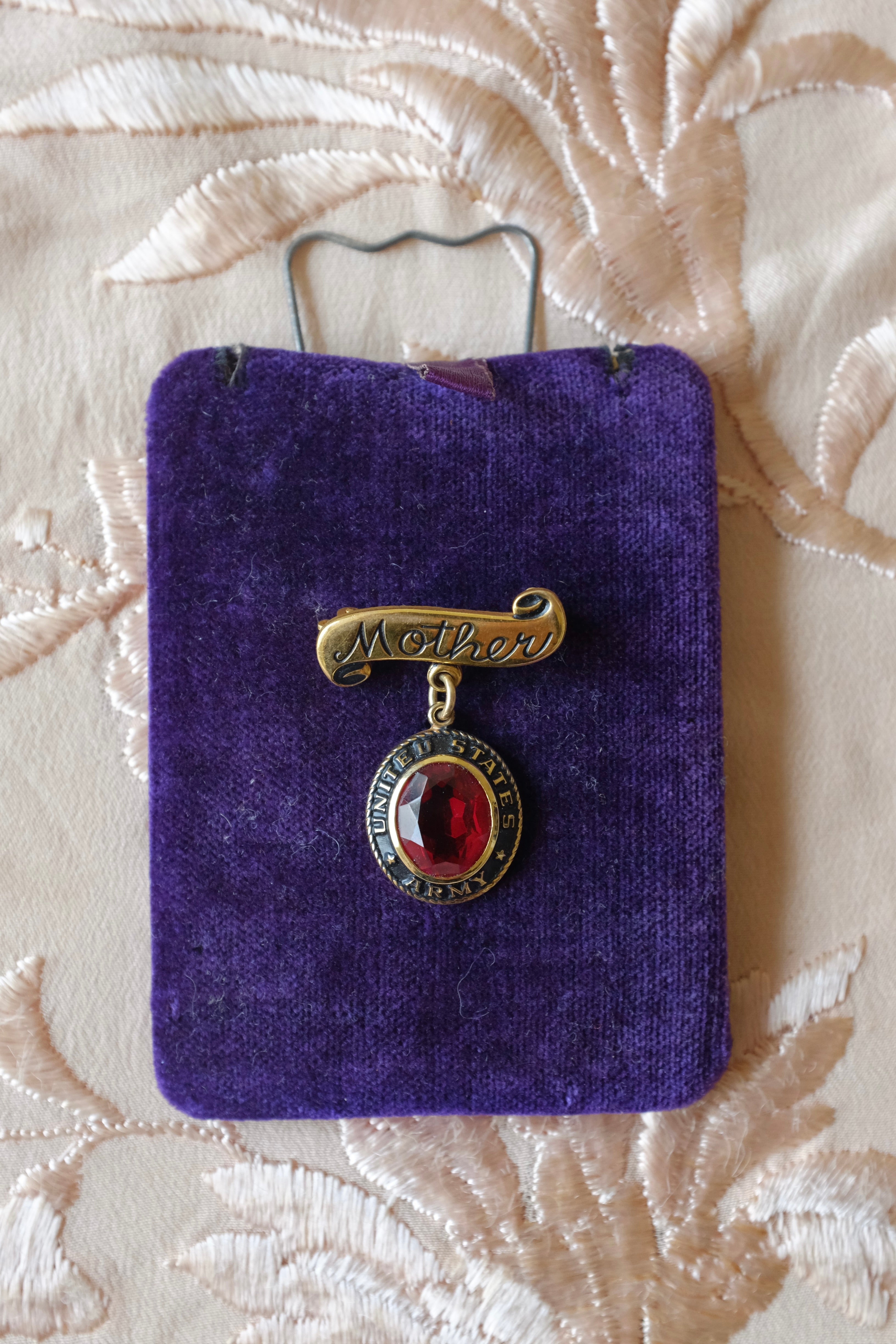 Vintage Army Mother Brooch