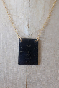 Vintage Watch Face Necklace