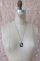 Vintage Sterling Bird Feather Necklace
