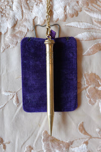 Antique Mechanical Pencil Necklace