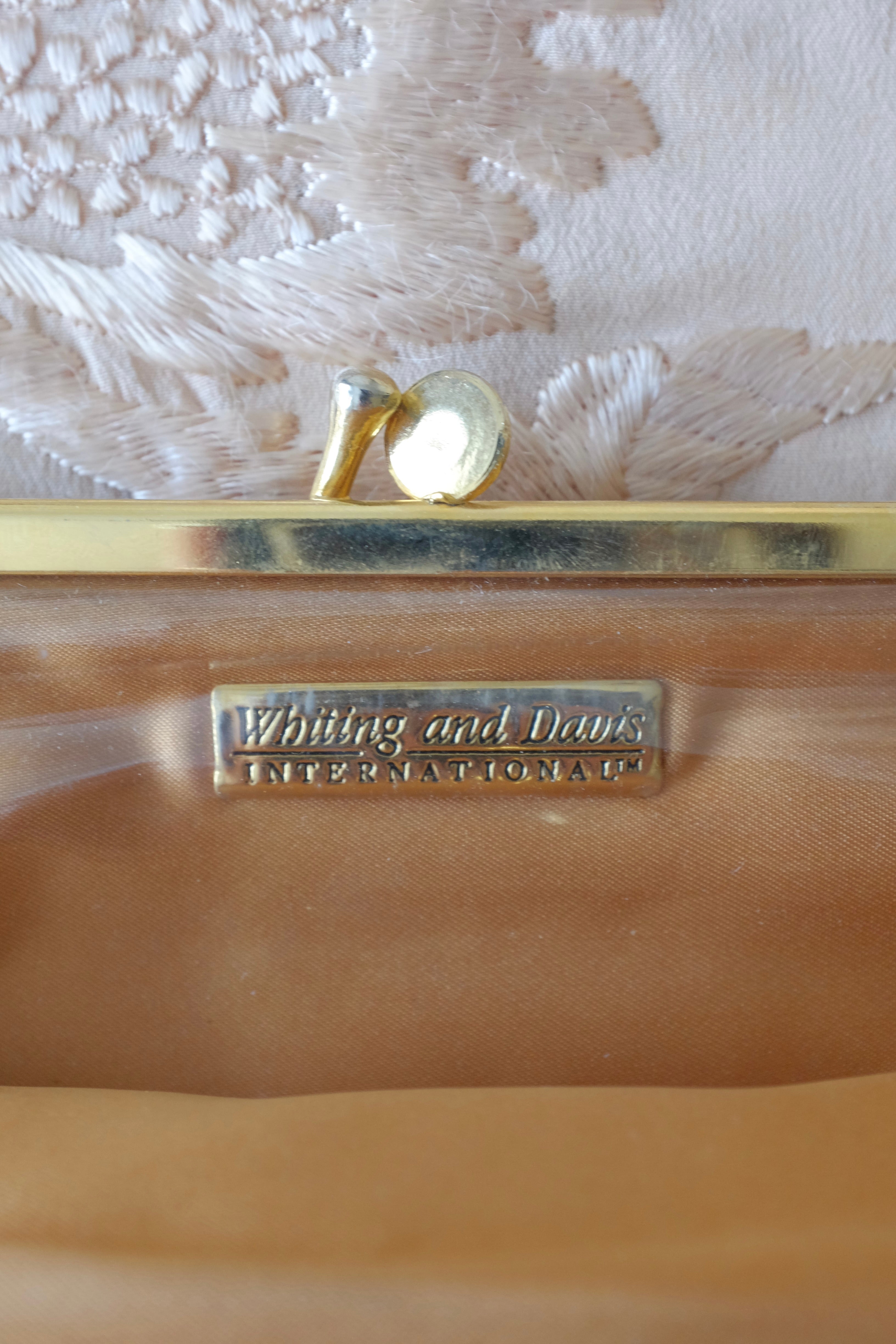 Vintage Gold Metal Mesh Clutch Bag