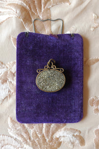 Antique Pyrite Pendant