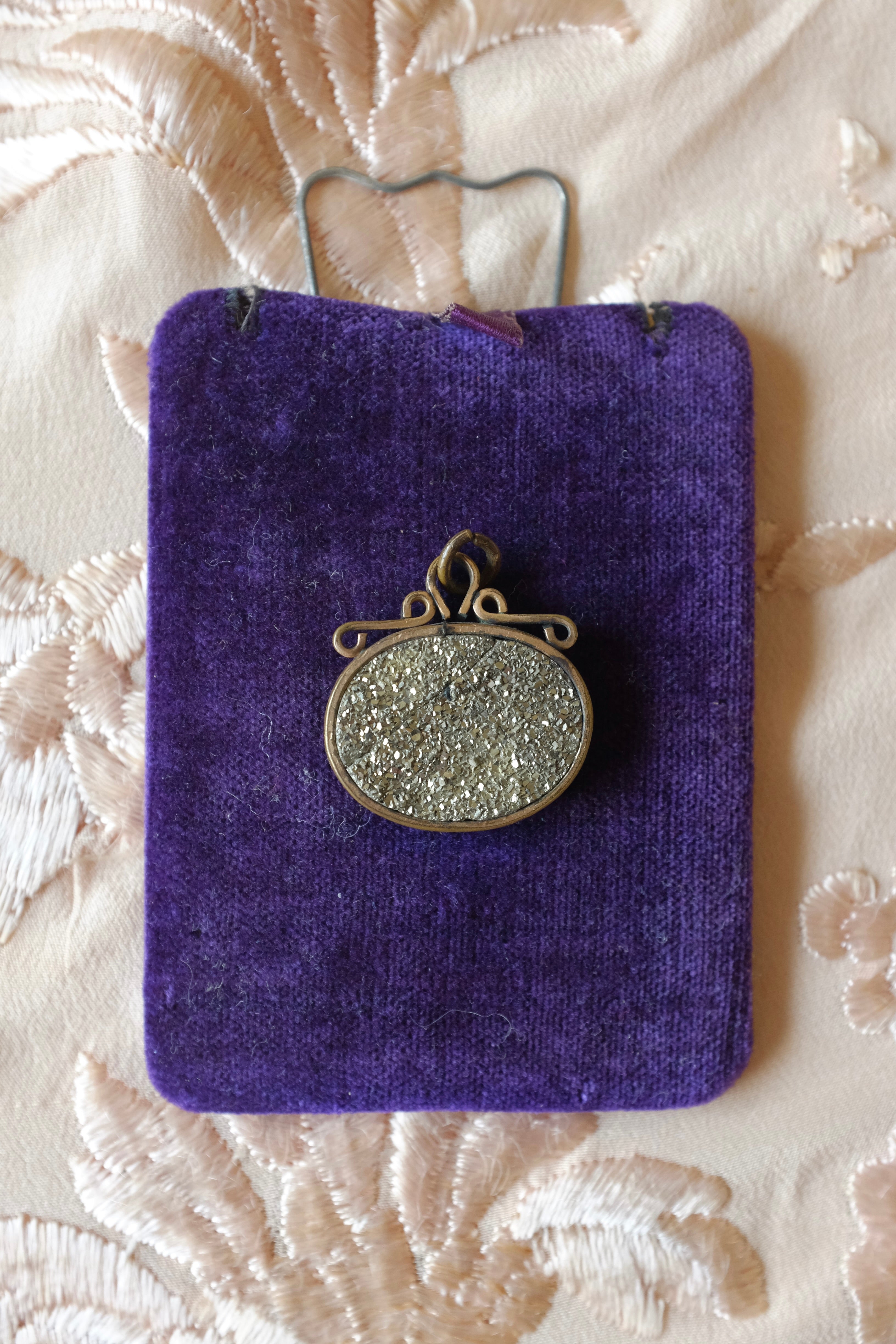 Antique Pyrite Pendant