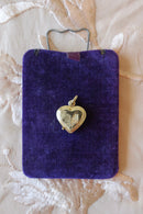 Vintage 14K Yellow Gold Sliding Heart Locket
