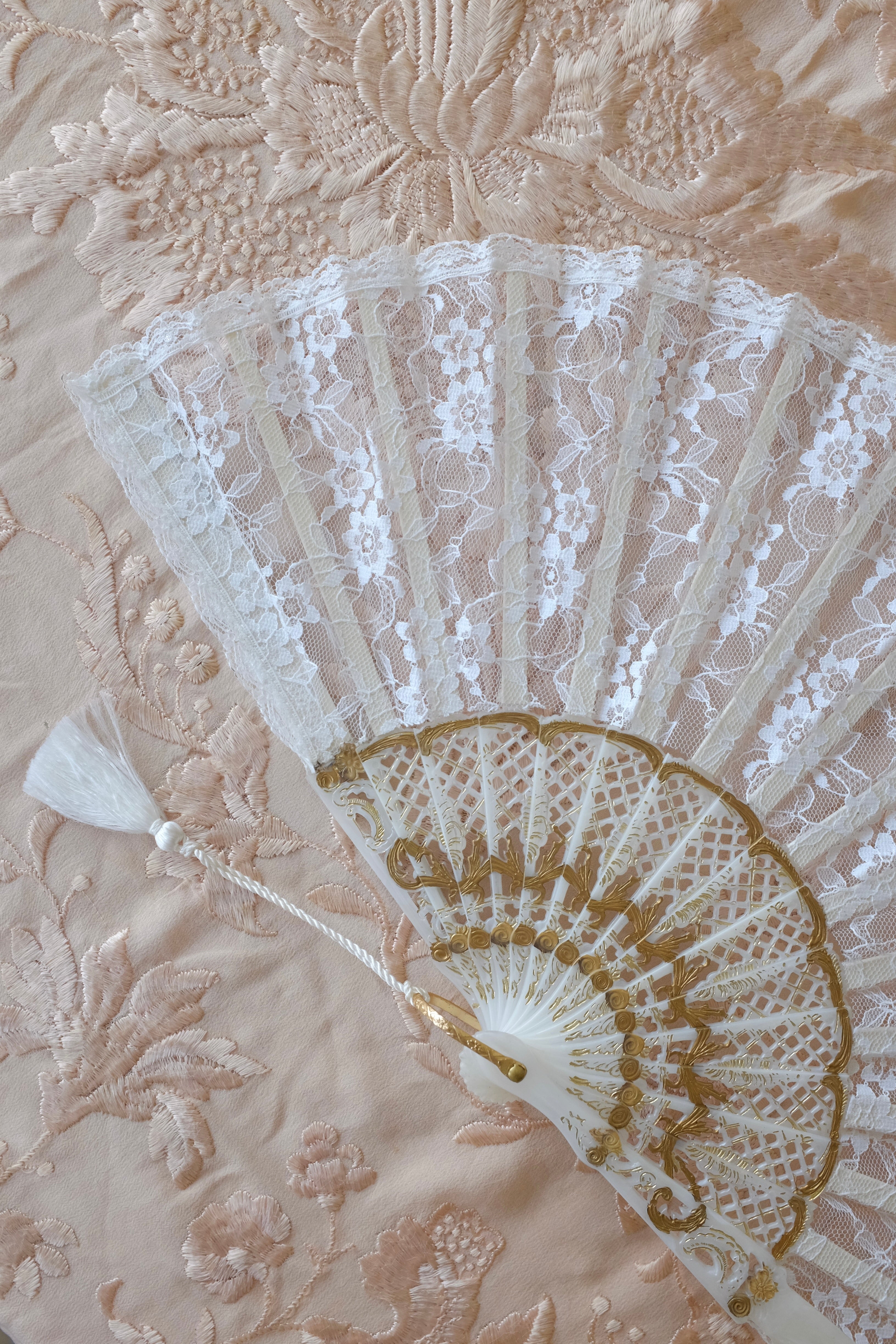 Vintage Lace Fan