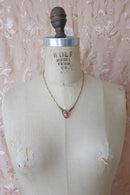 Coral Branch Heart Necklace