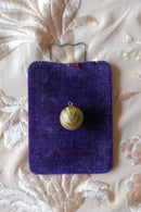 Vintage Hollow Striped Ball Charm