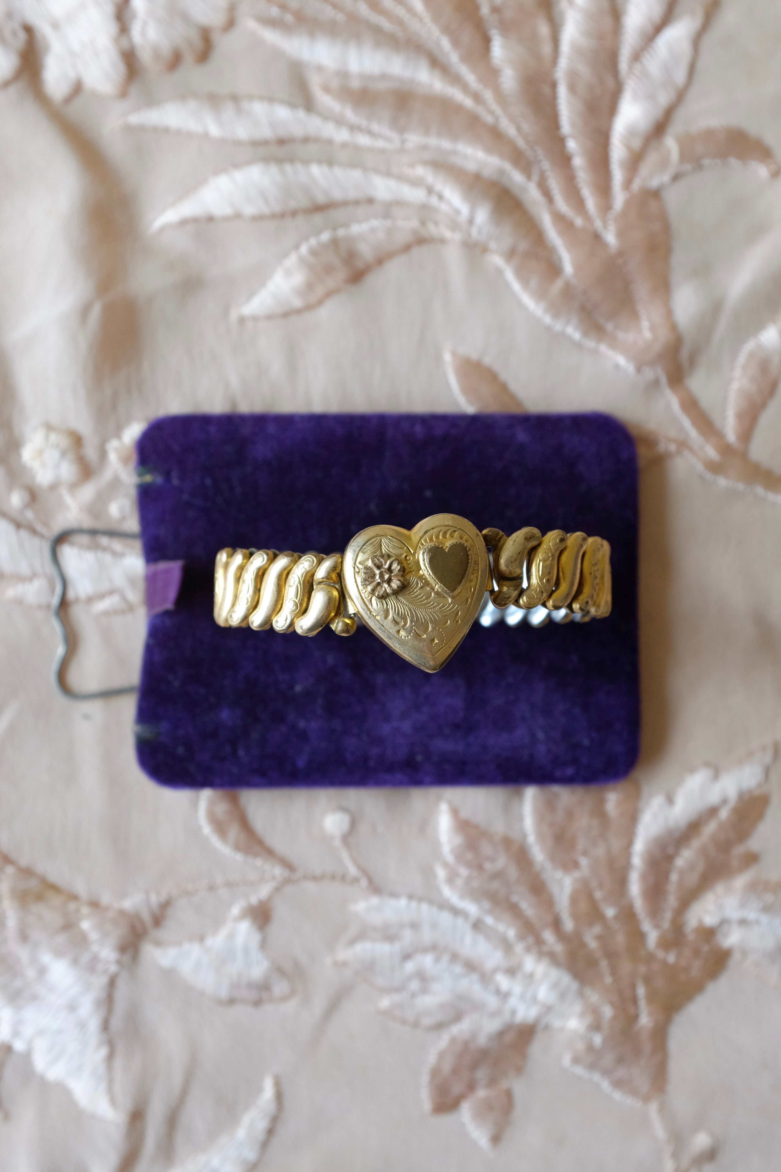 Vintage Gold Filled Sweetheart Bracelet