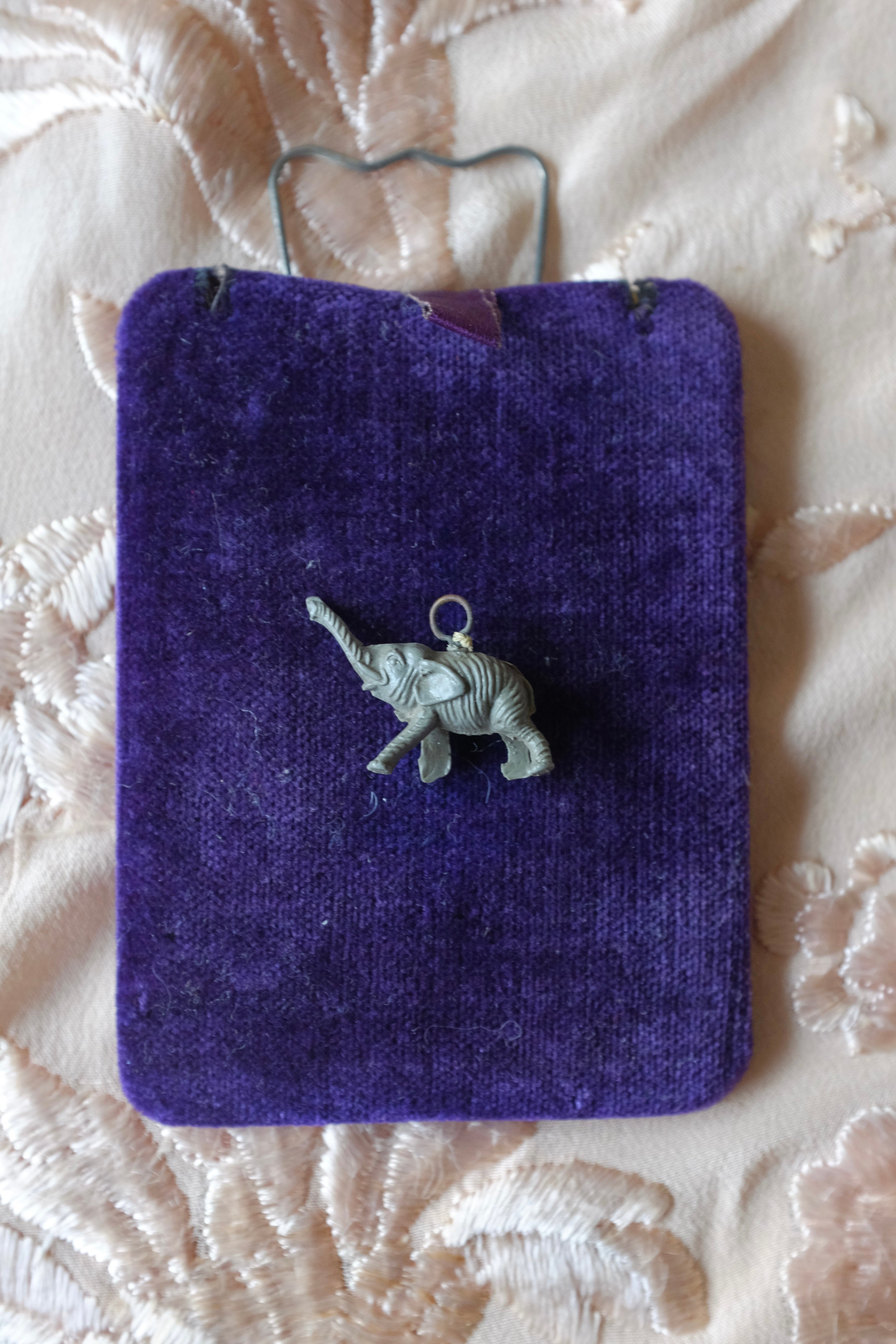 Vintage Celluloid Elephant Charm