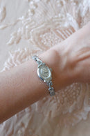 Vintage Bulova White Rolled Gold Watch