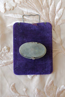 Vintage Silver Abalone Pillbox