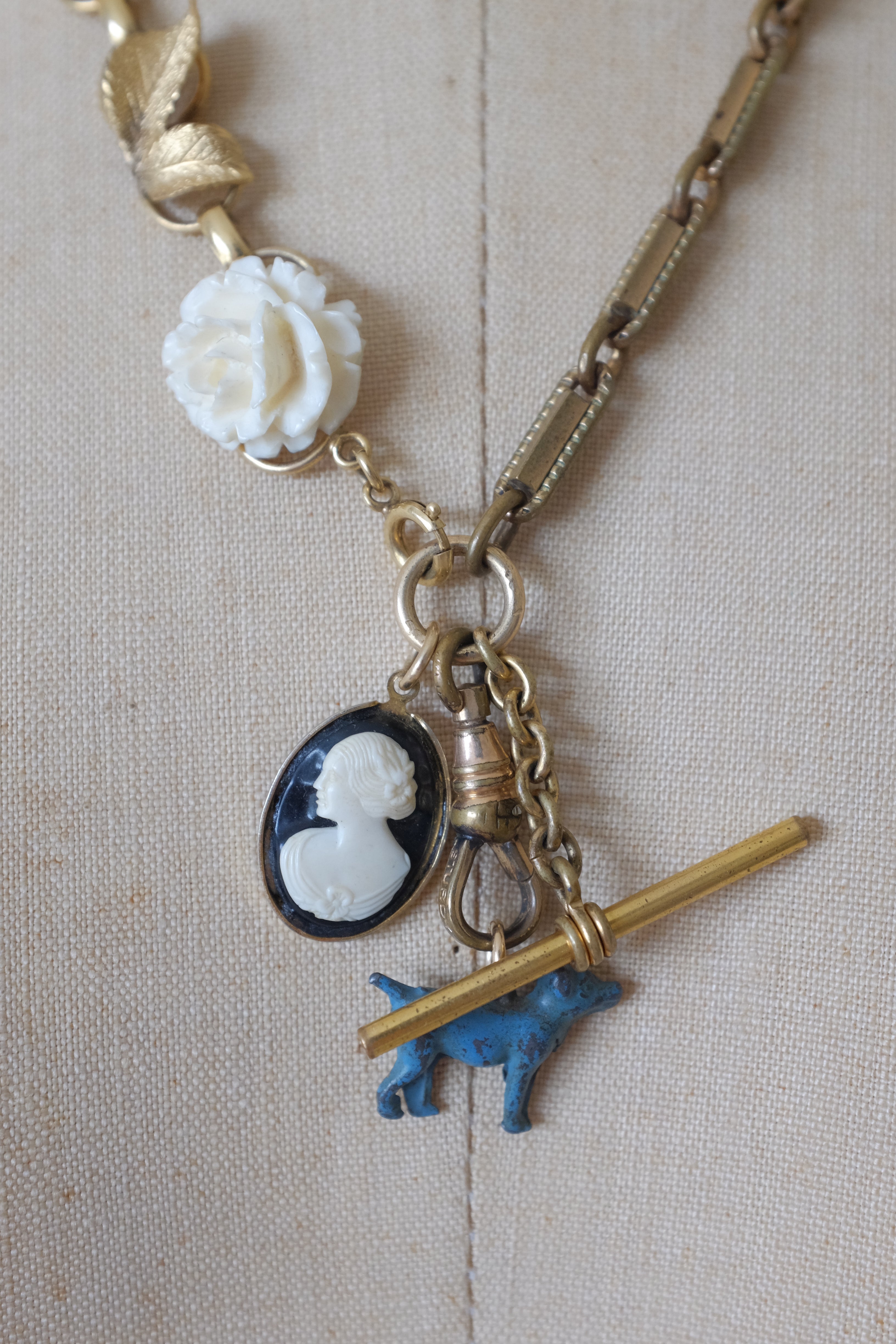 Roses & Cameos Necklace