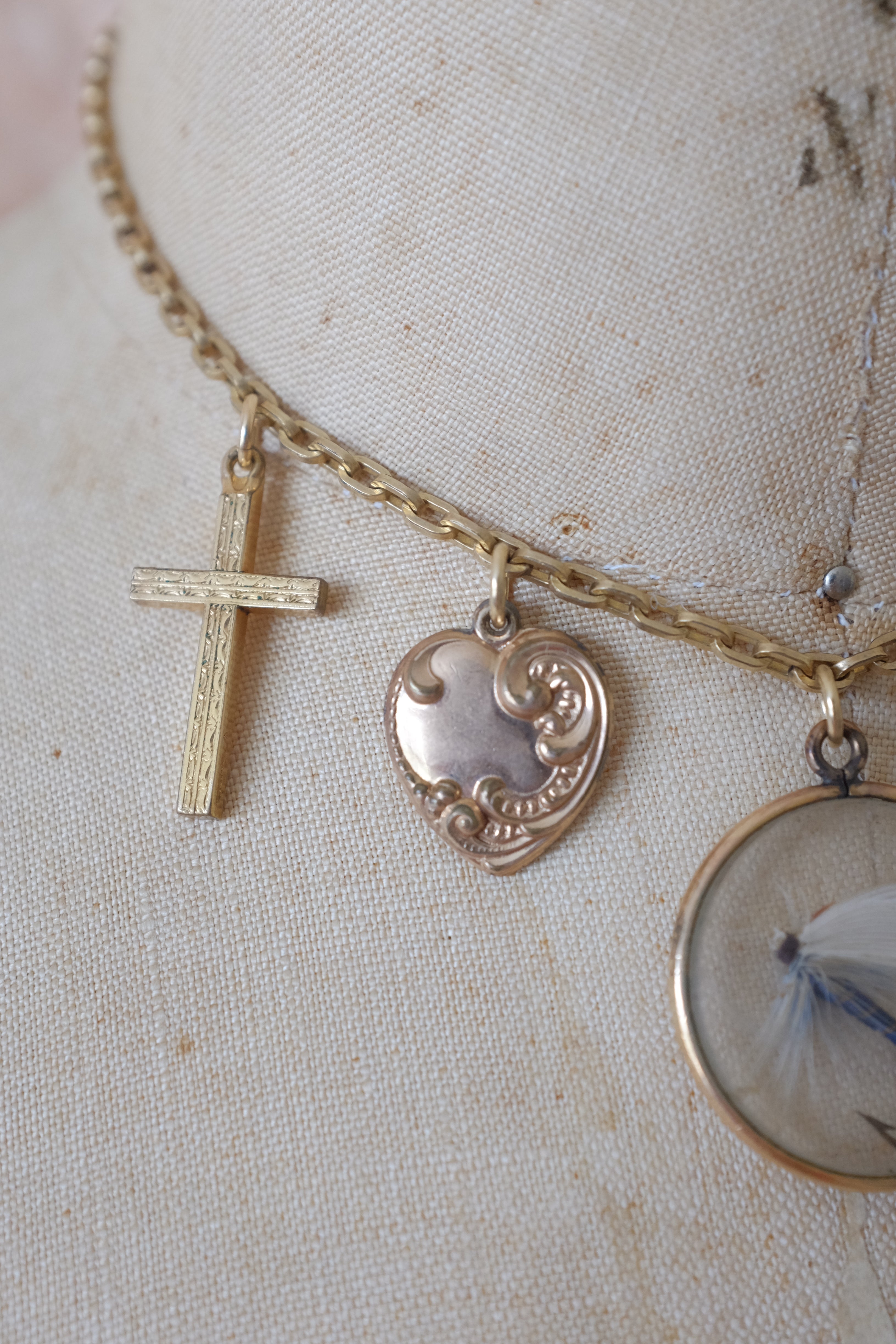 "Take The Bait" Charm Necklace