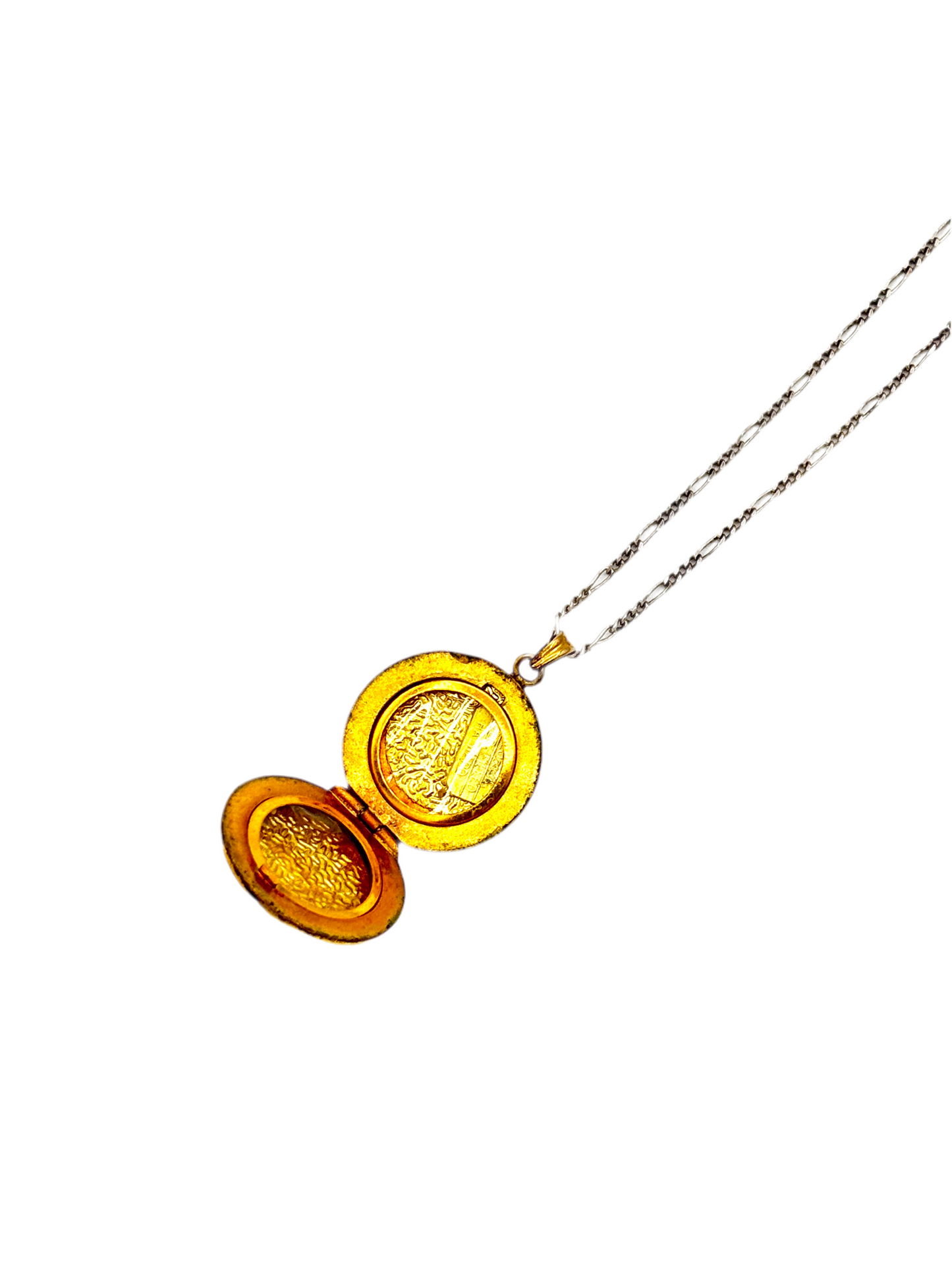 Gold & Silver Locket Necklace