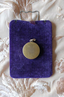 Antique Gold Filled Monogrammed Round Locket