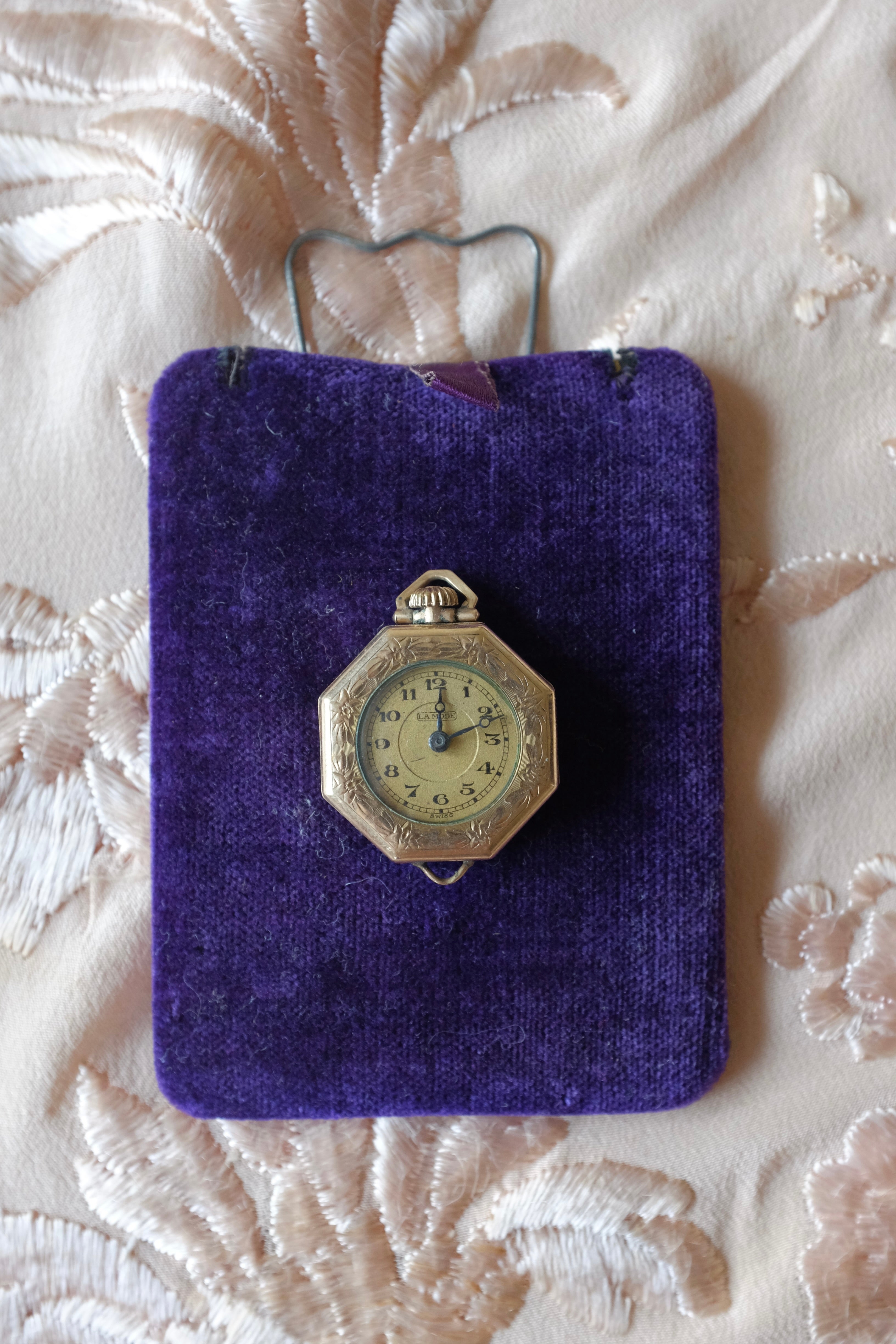Antique Gold Filled La Mode Watch Fob