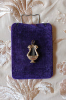 Antique Figural Lyre Pendant