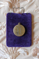 Antique Gold Filled Crescent Moon Locket