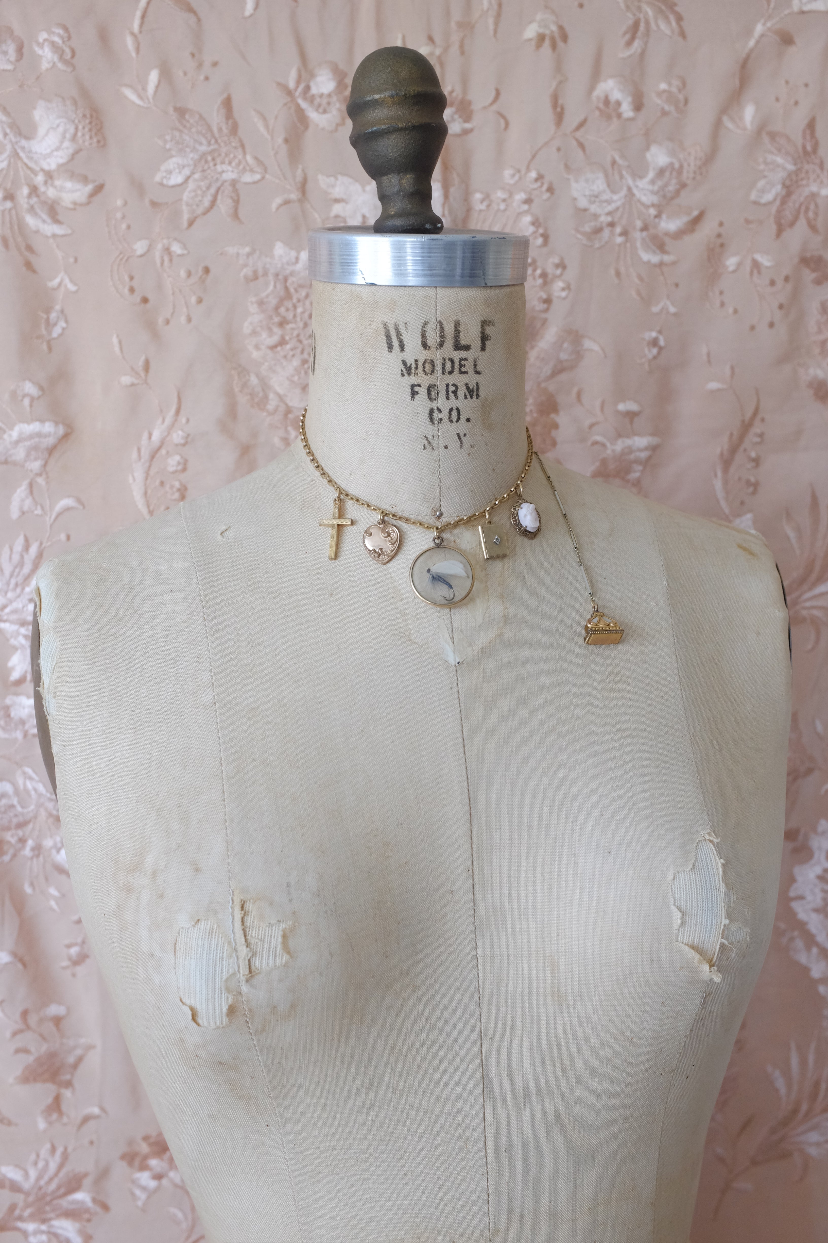"Take The Bait" Charm Necklace