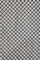 Vintage White Metal Mesh Clutch Bag