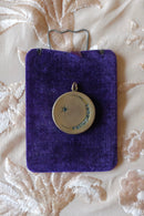 Antique Gold Filled Crescent Moon Locket