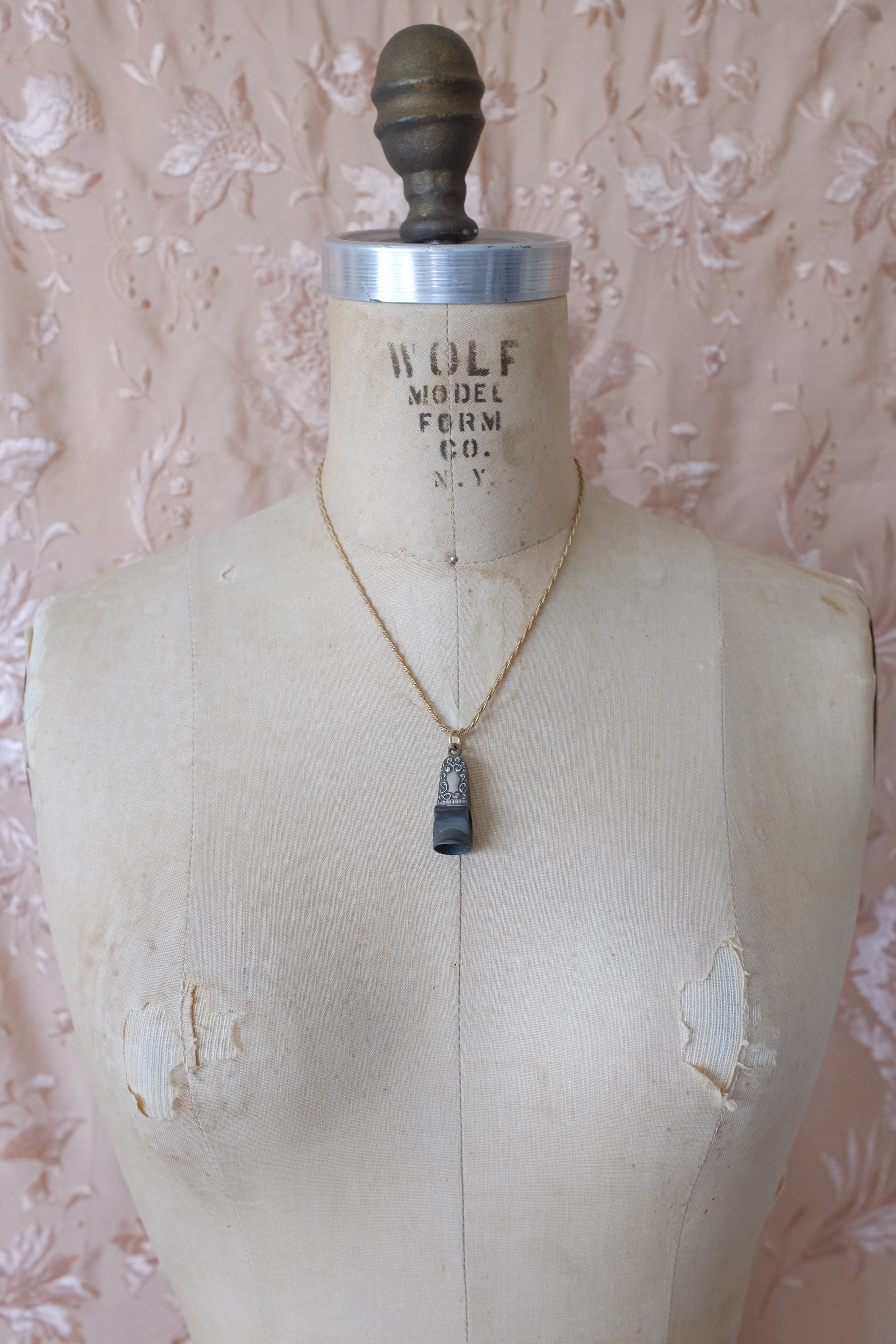 Antique Cigar Cutter Necklace