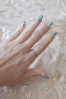 Sterling Hammered Ring