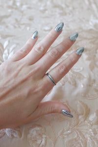 Sterling Hammered Ring