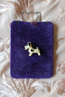 Vintage Celluloid Spotted Dog Charm