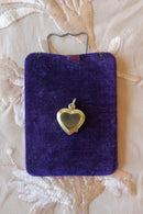 Vintage 14K Yellow Gold Sliding Heart Locket