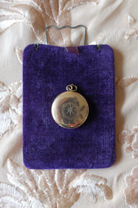 Antique Gold Filled Starburst Locket