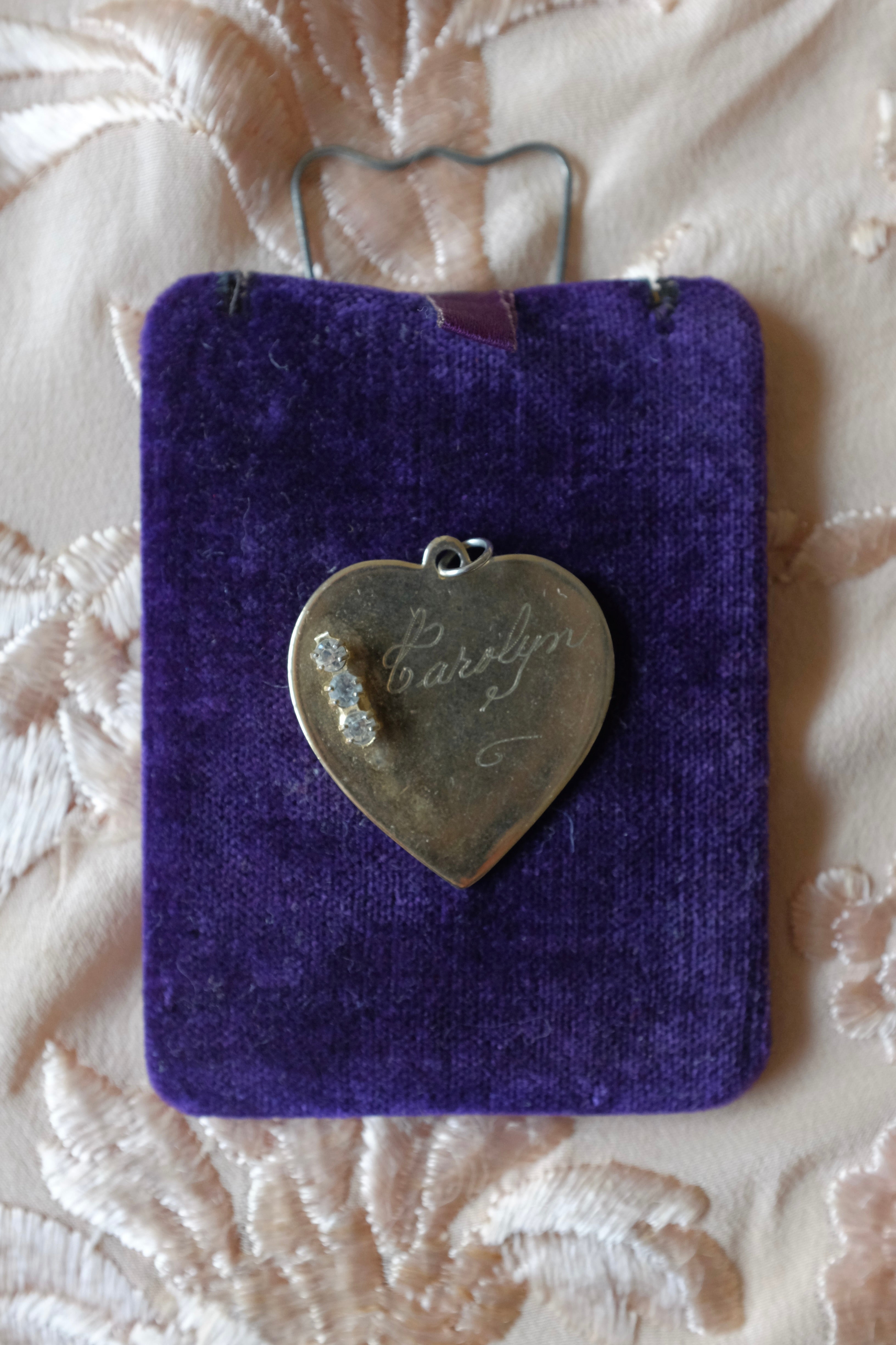 Vintage "Carolyn" Heart Charm