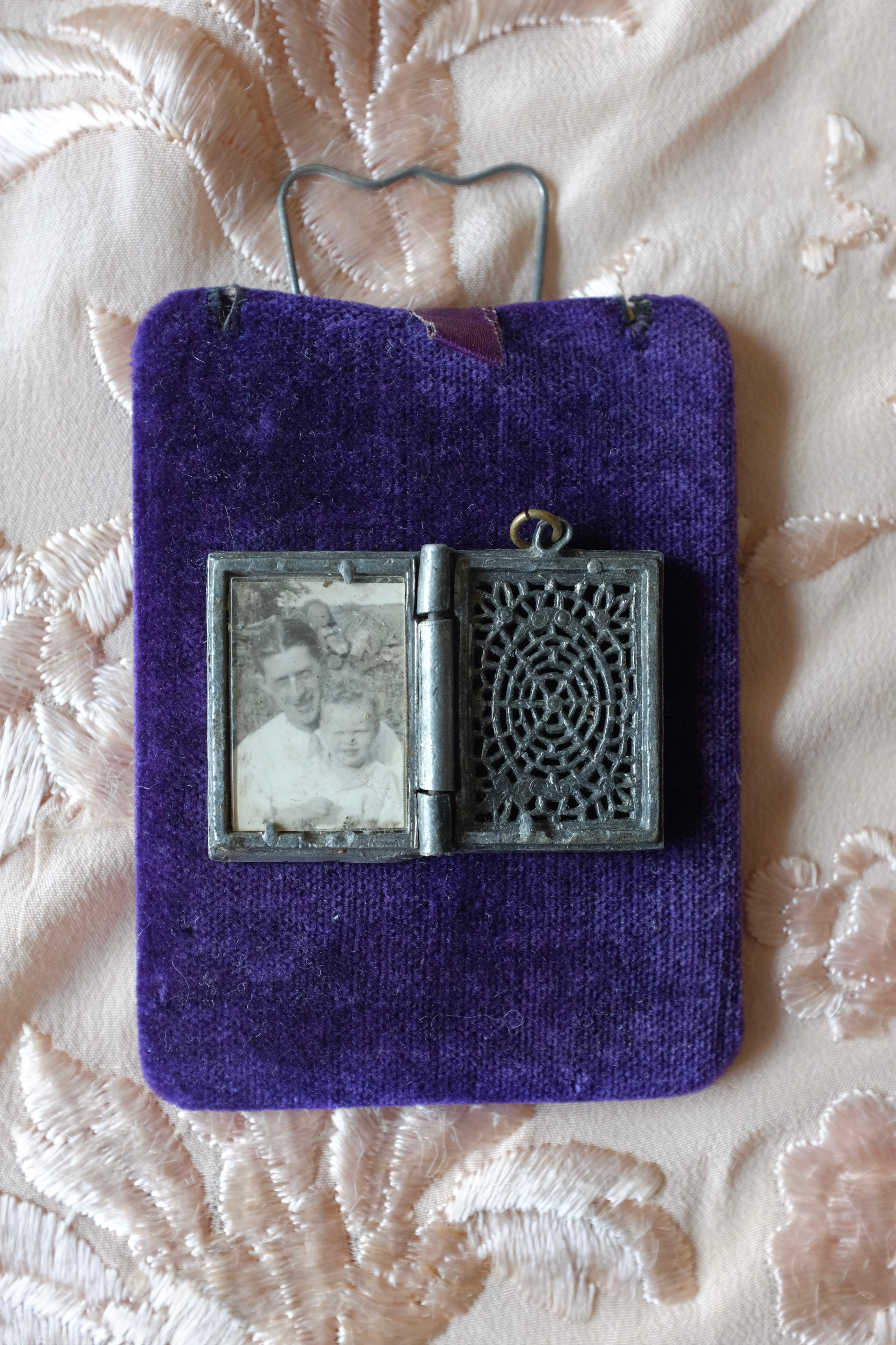 Vintage Caduceus Locket
