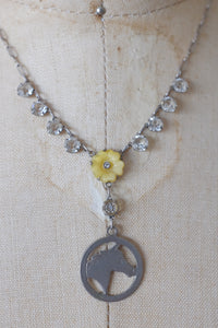 Mustard Mustang Necklace