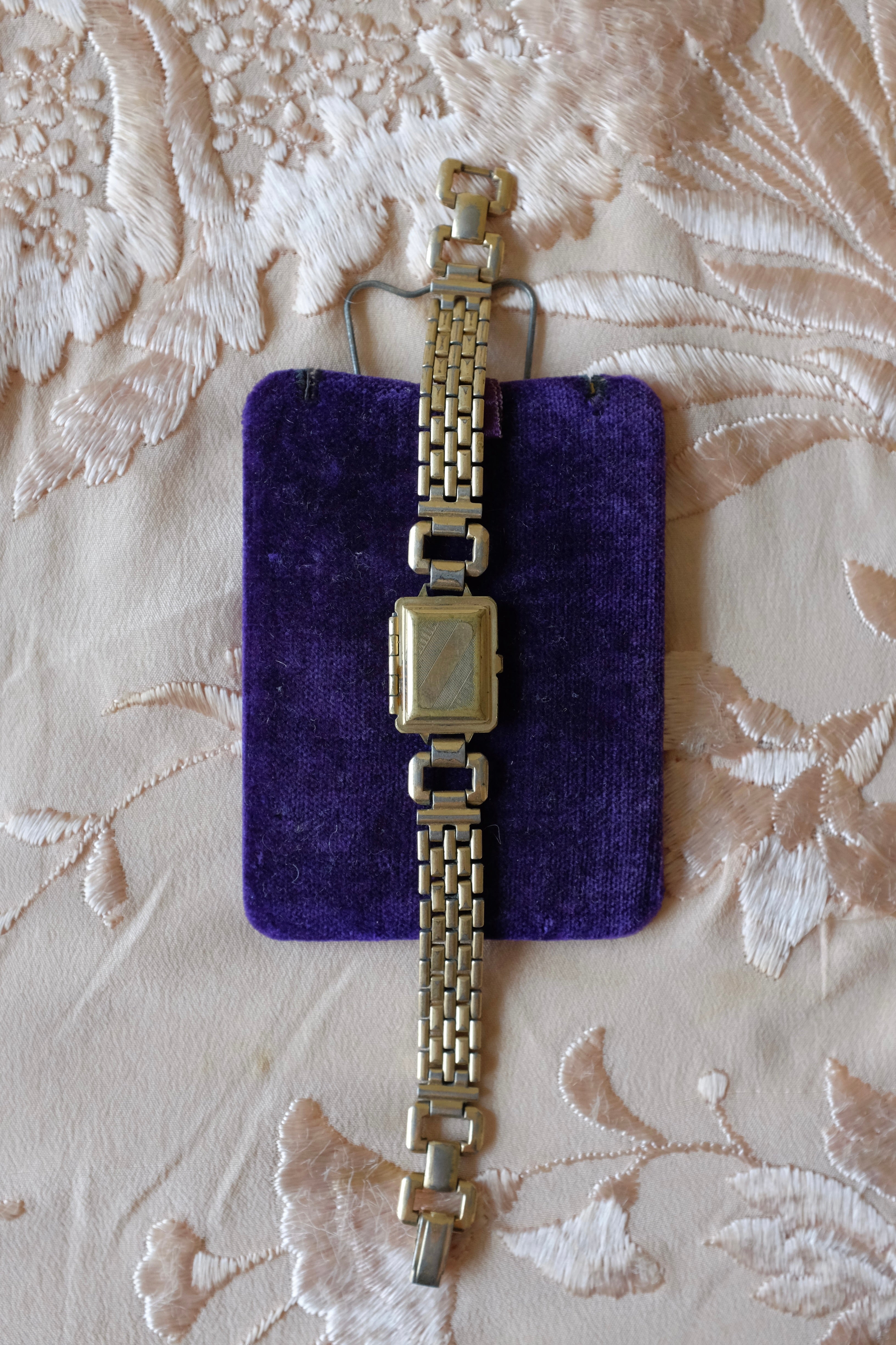 Vintage Gold Filled Locket Bracelet