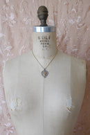 Sterling & Rose Gold Shield Necklace